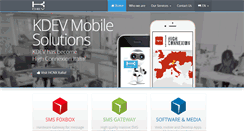 Desktop Screenshot of kdev.it